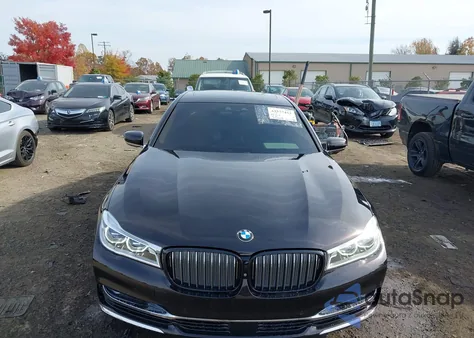 2016 BMW 750I xDrive from USA, damaged, VIN WBA7F2C54GG420942